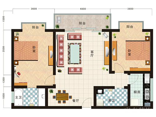 某家装平面图(1)